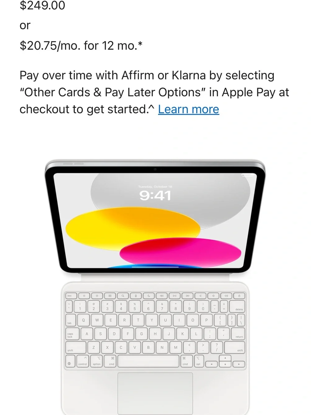Apple Magic Keyboard Folio - White